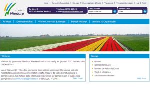 Nieuwe website gemeente Niedorp