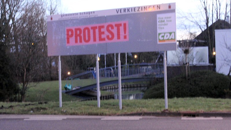 PROTEST ontmaskerd