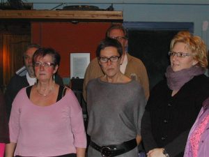 Club bij koorlid Geertje