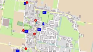 Verkeersregelaars voor condoleance Koos