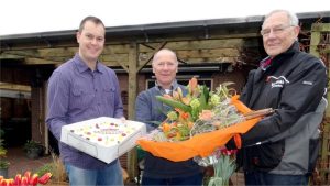 Bloemen voor Ton van Zanten