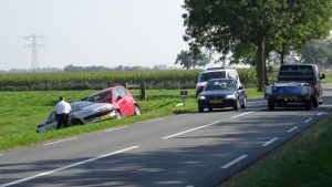 Veel schade bij ongeval N241
