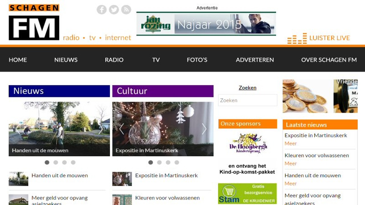 Nieuwe website en kabelkrant Schagen FM