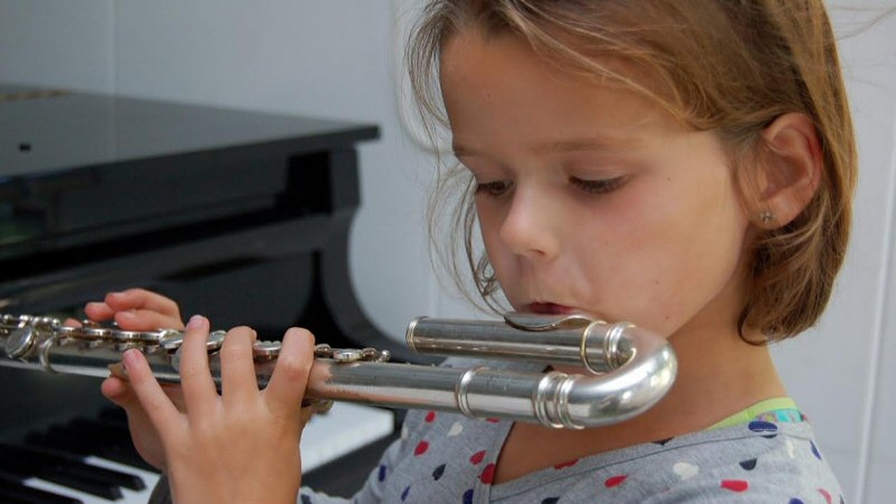 Dwarsfluit spelen