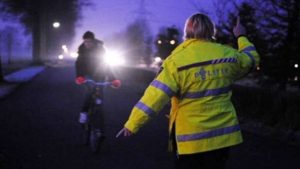Minder boetes voor fietsen zonder licht
