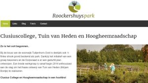 Nieuwe bomen in Roockershuyspark