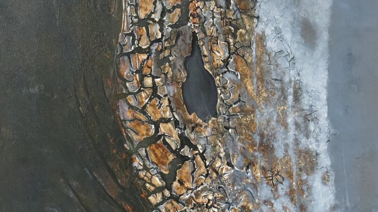 Abstracte schilderijen in Magnushof