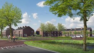 Eerste paal aan de Hofstraat