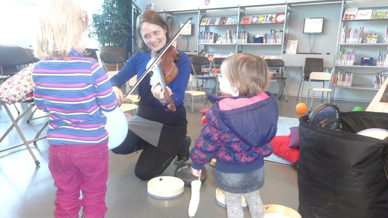 Muziek op schoot