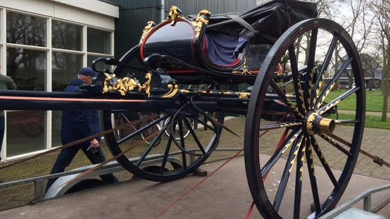 Gulle schenkers van rijtuigen