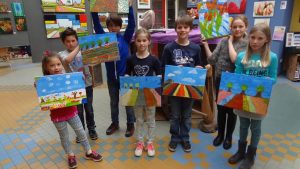 Bloeiend Zijpe kinderworkshop schilderen