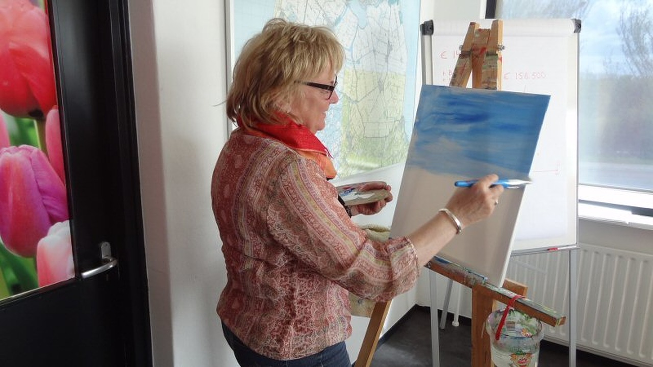 Bloeiend Zijpe schilderworkshop volwassenen