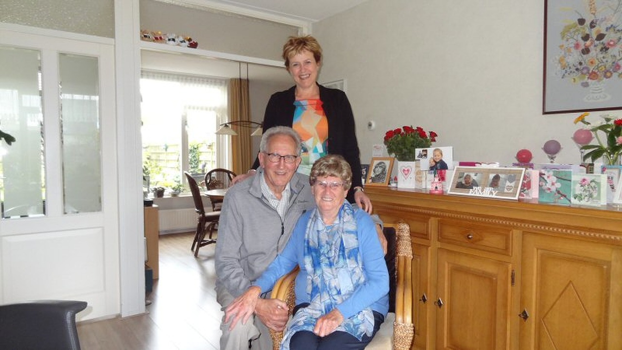 Jan en Stijntje de Geus-Leijen 65 jaar getrouwd