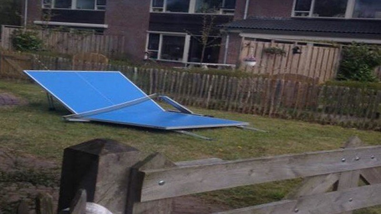 Pingpongtafel Midgard gesloopt