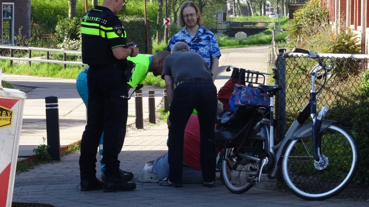 Val van fiets, arm uit de kom
