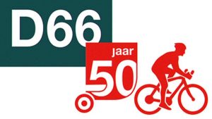 D66 viert 50-jarig jubileum fietsend