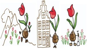 De liefde voor de bloem in de kas