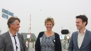 Vaste oeververbinding bij Burgervlotbrug