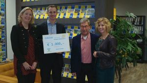 Geen kaarten, maar een gift aan Hospice