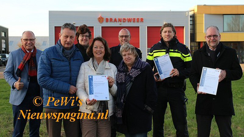 Certificaat voor Bedrijvengroep Niedorp