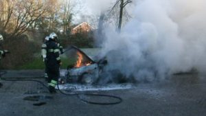 Auto uitgebrand in Schagen