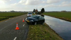 Auto bijna te water