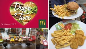 Romantisch dineren bij McDonald’s