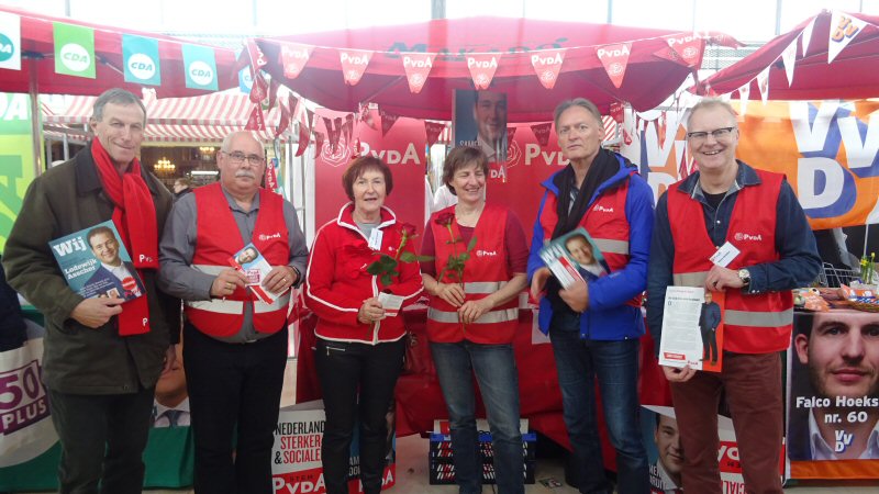 Verkiezingsmarkt in Makado Centrum