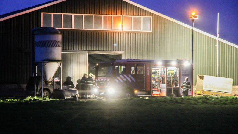 Brand in veeschuur Barsingerhorn