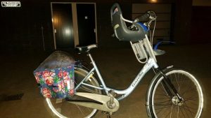 Dronken man laat fiets achter