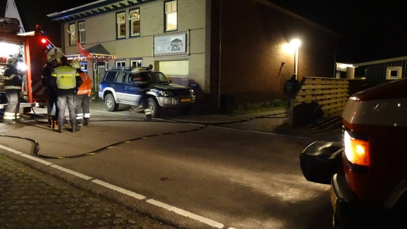 Brand bij installatiebedrijf snel geblust