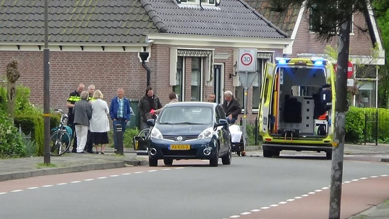 Fietser geschept