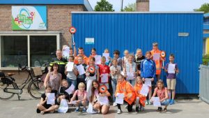 Nieuwe jeugdverkeersbrigadiers Waarland