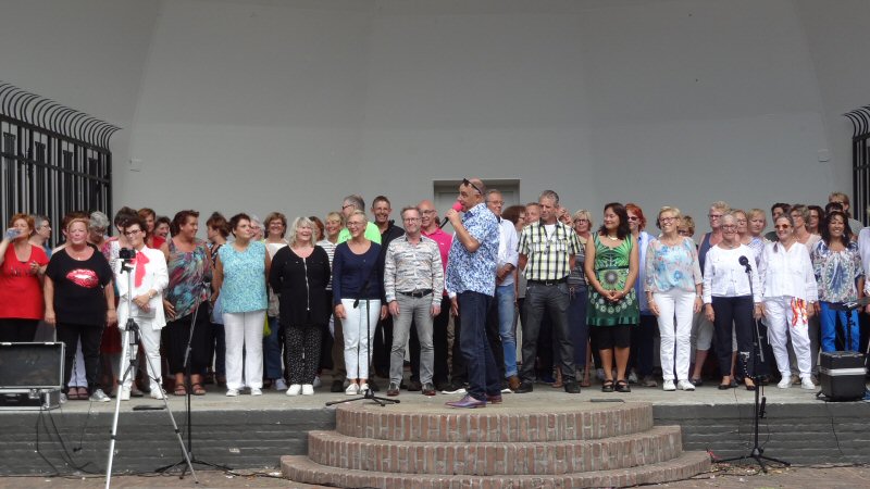 Grote drukte in Muziektuin Schagen