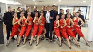 Argentijnse tango in hal gemeentehuis