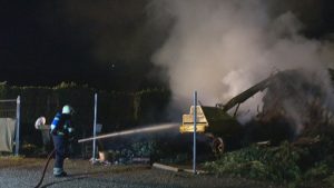 Brand op park De Horn Dirkshorn