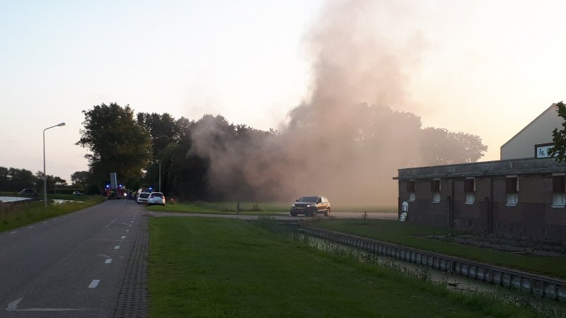 Man overleden bij woningbrand