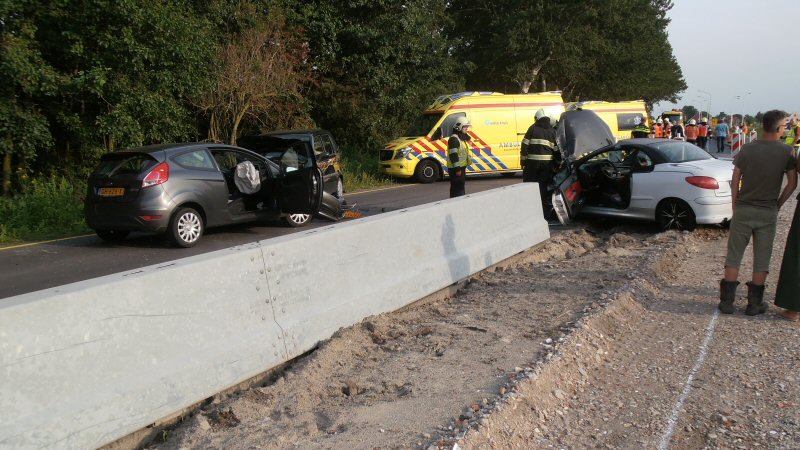 Ongeval met 5 auto’s bij Zijdewind