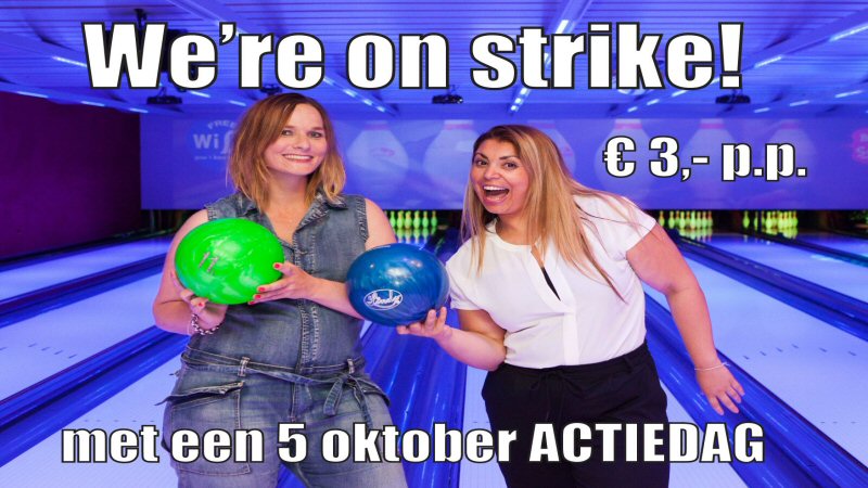 Staking scholen? Ga bowlen