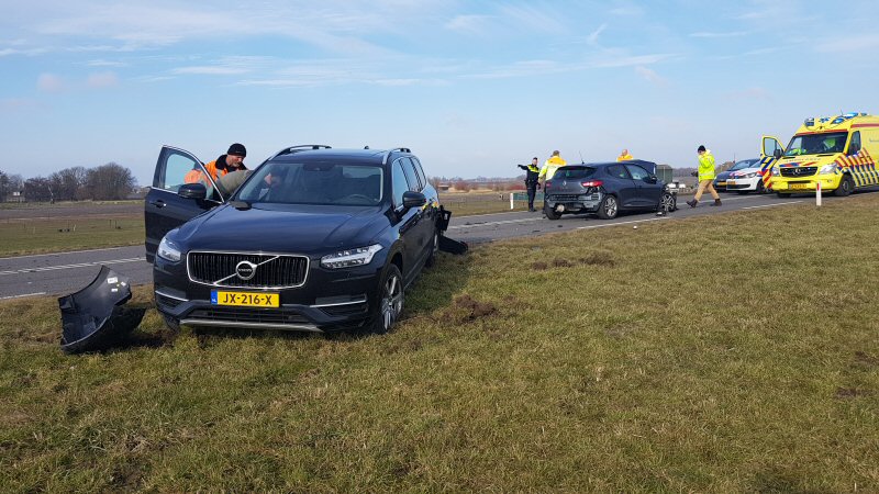 Gewonden bij aanrijding N245