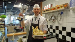 Kees Baars stralend Nederlands Kampioen Gelato