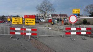 Ondernemers niet blij met afsluiting Mozartlaan