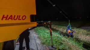 Motorrijder vliegt uit de bocht Breezand