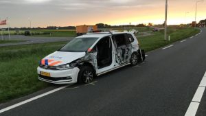Politieauto afgeschreven na ongeval