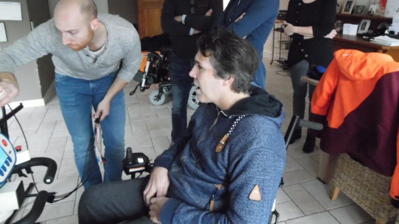 Trainingsapparaat voor William Sintenie
