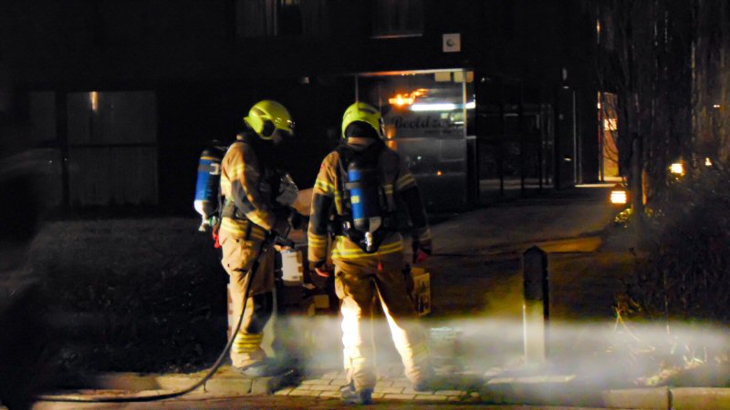 Afvalbrandje A. Mauvestraat