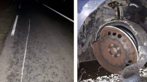 Dronken vrouw rijdt auto stuk op paal