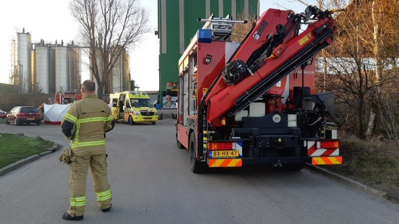 Man overleeft ongeluk Asfaltcentrale niet