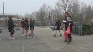 Korte broek-challenge in Kolhorn