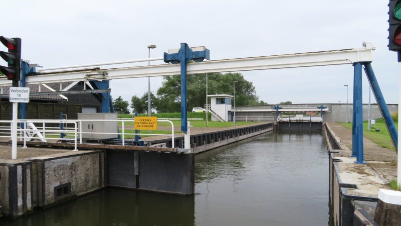 Westfriese sluisbrug Kolhorn dicht